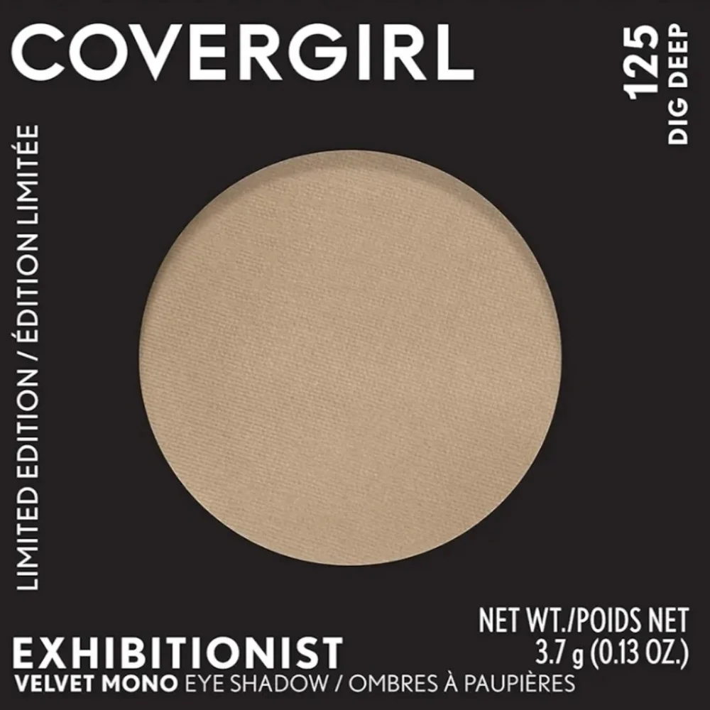(2) COVERGIRL Exhibitionist Velvet Mono Eye Shadow 125 Dig Deep Limited Edition